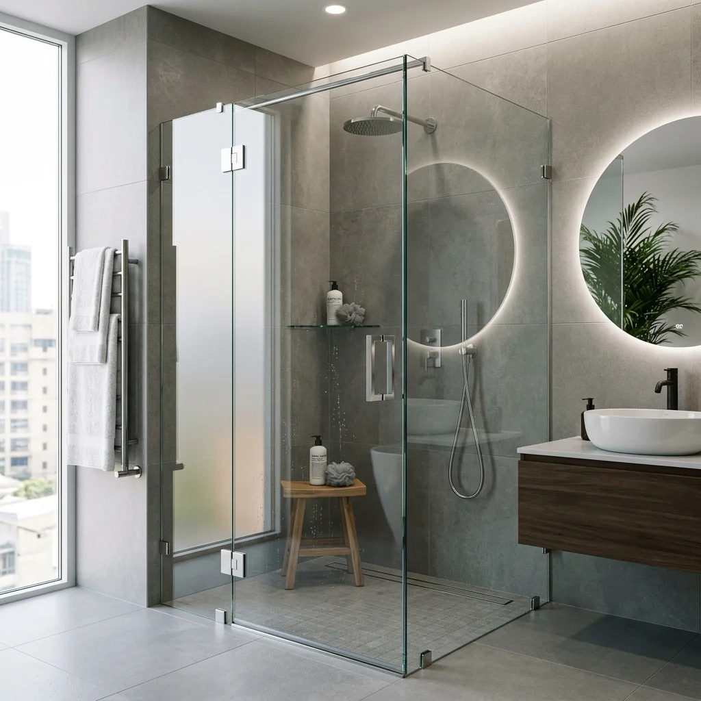 Luxury Frameless Shower Enclosure