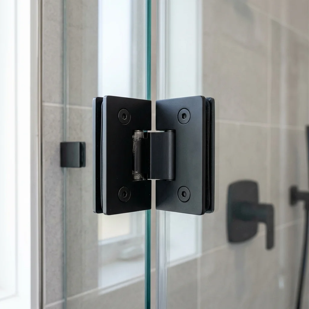 Matte Black Hinge Detail