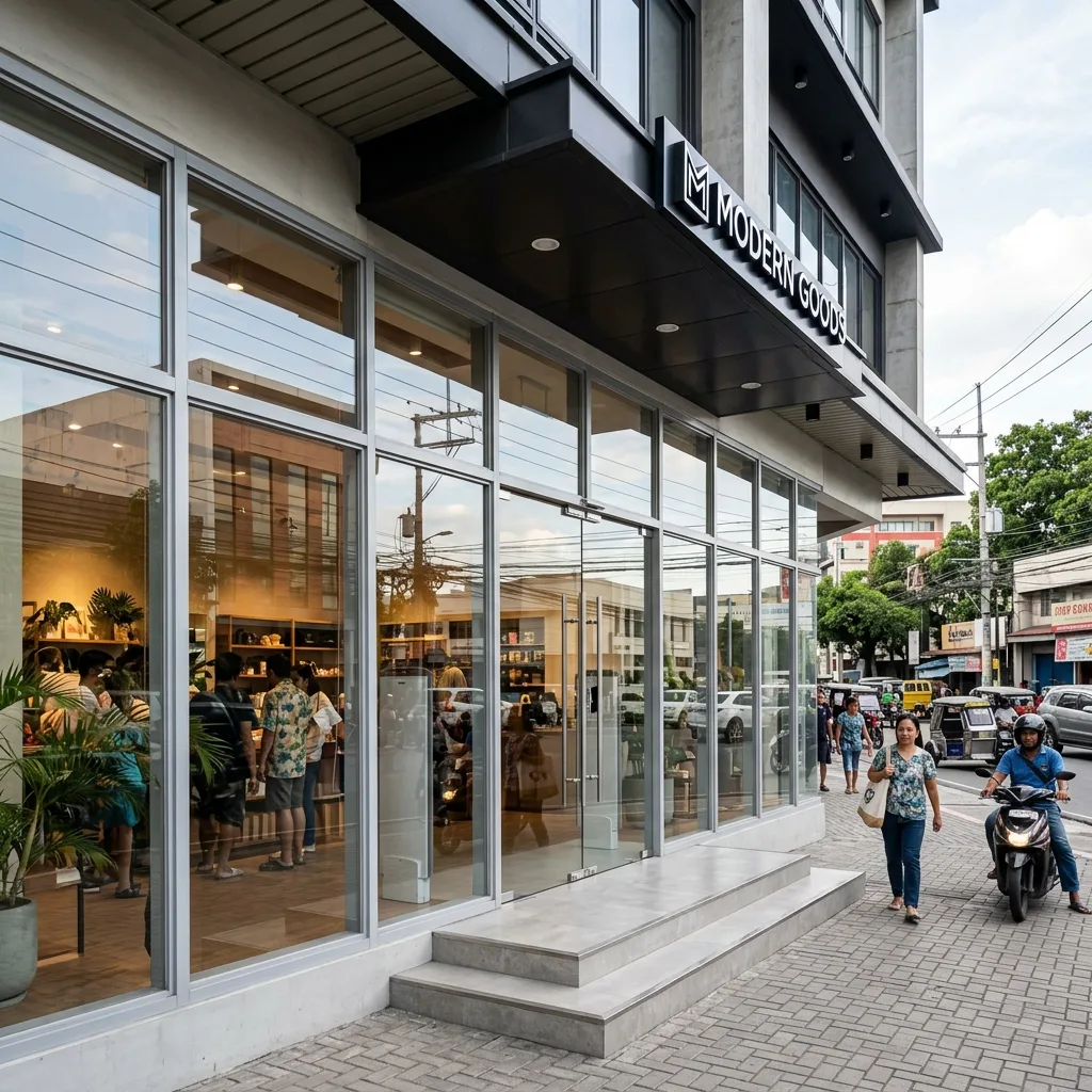 Commercial Storefront Glass Options for the Philippines
