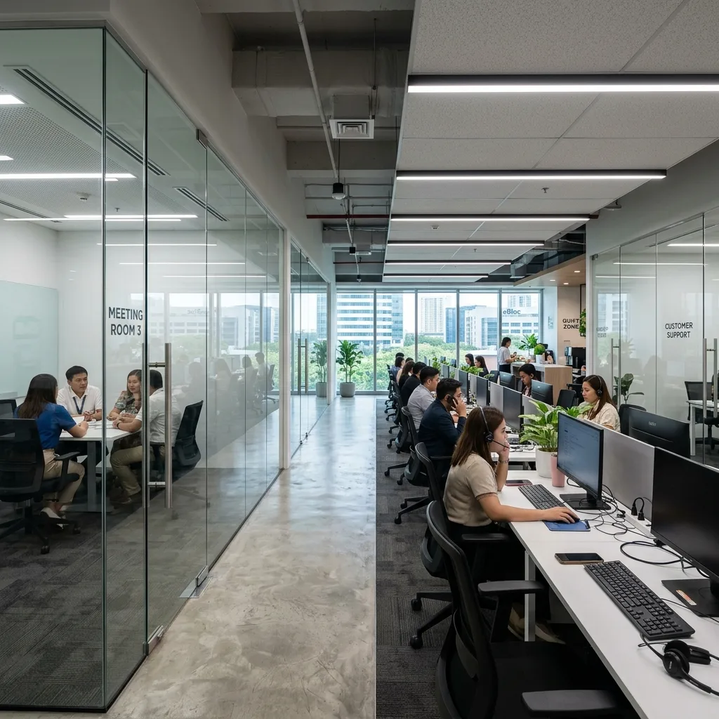 8 Glass Partition Ideas for Small Philippine Offices
