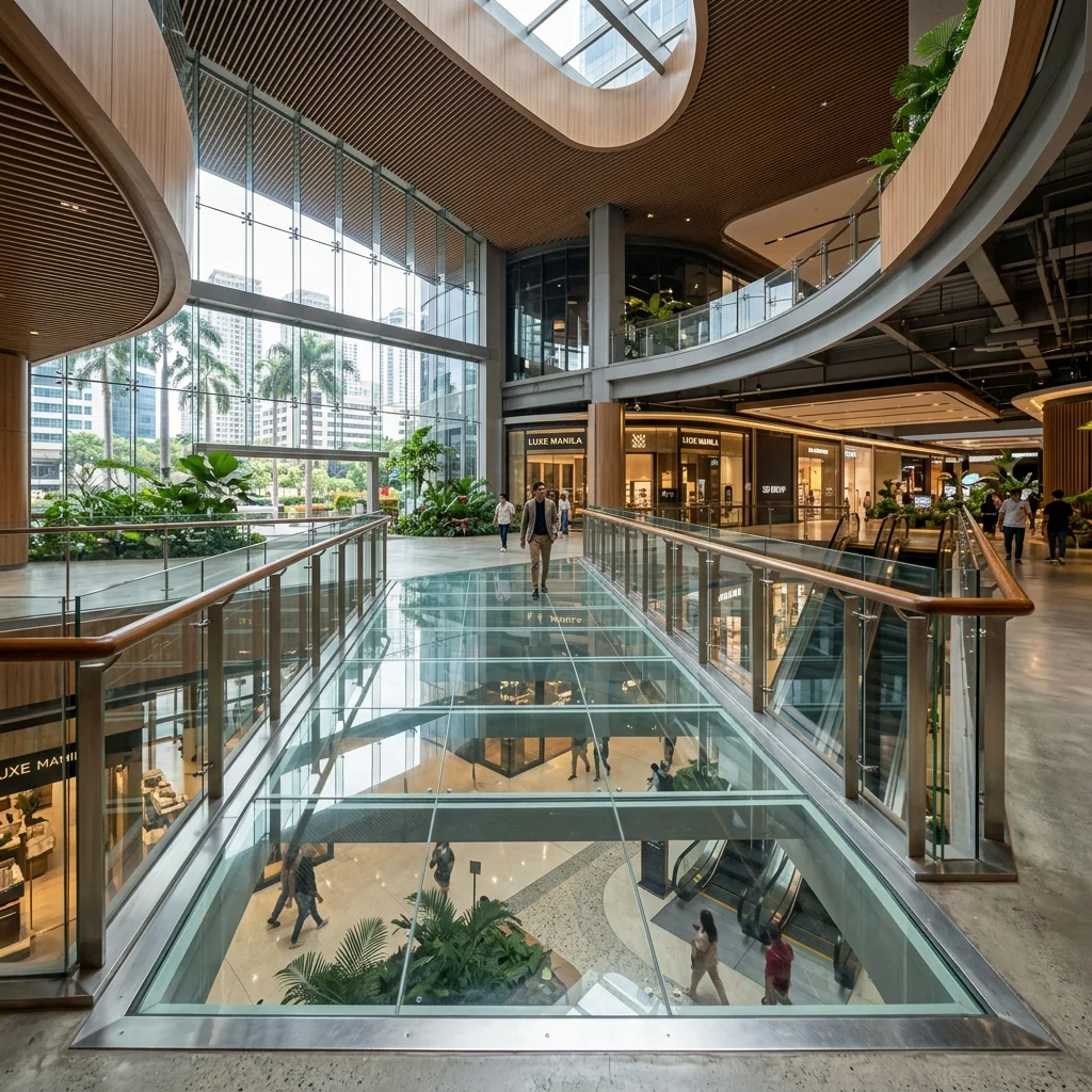 Laminated Tempered Glass Floor